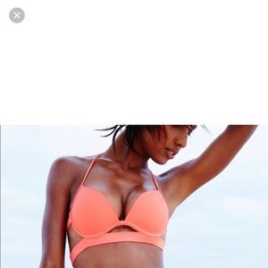 Victoria Secret NWOT Hottie Halter Top in Coral Color